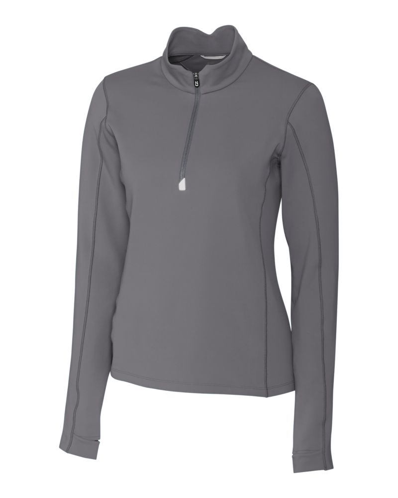 Cutter & Buck Traverse Stretch Quarter Zip Womens Pullover Cutter & Buck