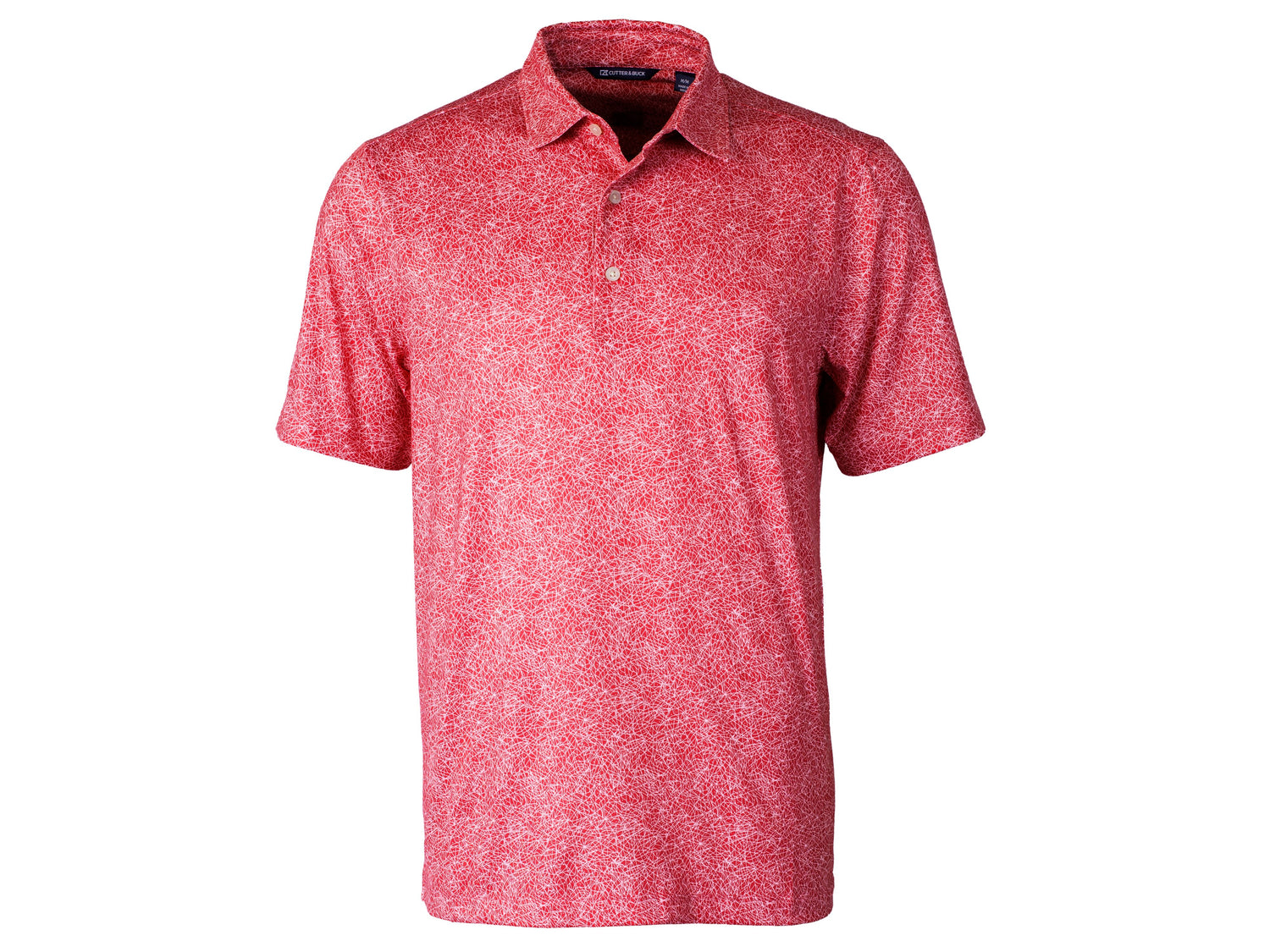 Cutter & Buck Pike Constellation Print Stretch Mens Polo Mens Apparel Shirts & Tops