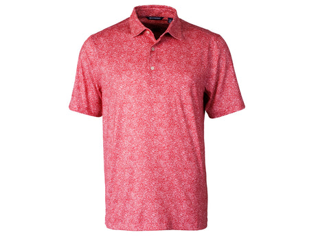 Cutter & Buck Pike Constellation Print Stretch Mens Polo Mens Apparel Shirts & Tops