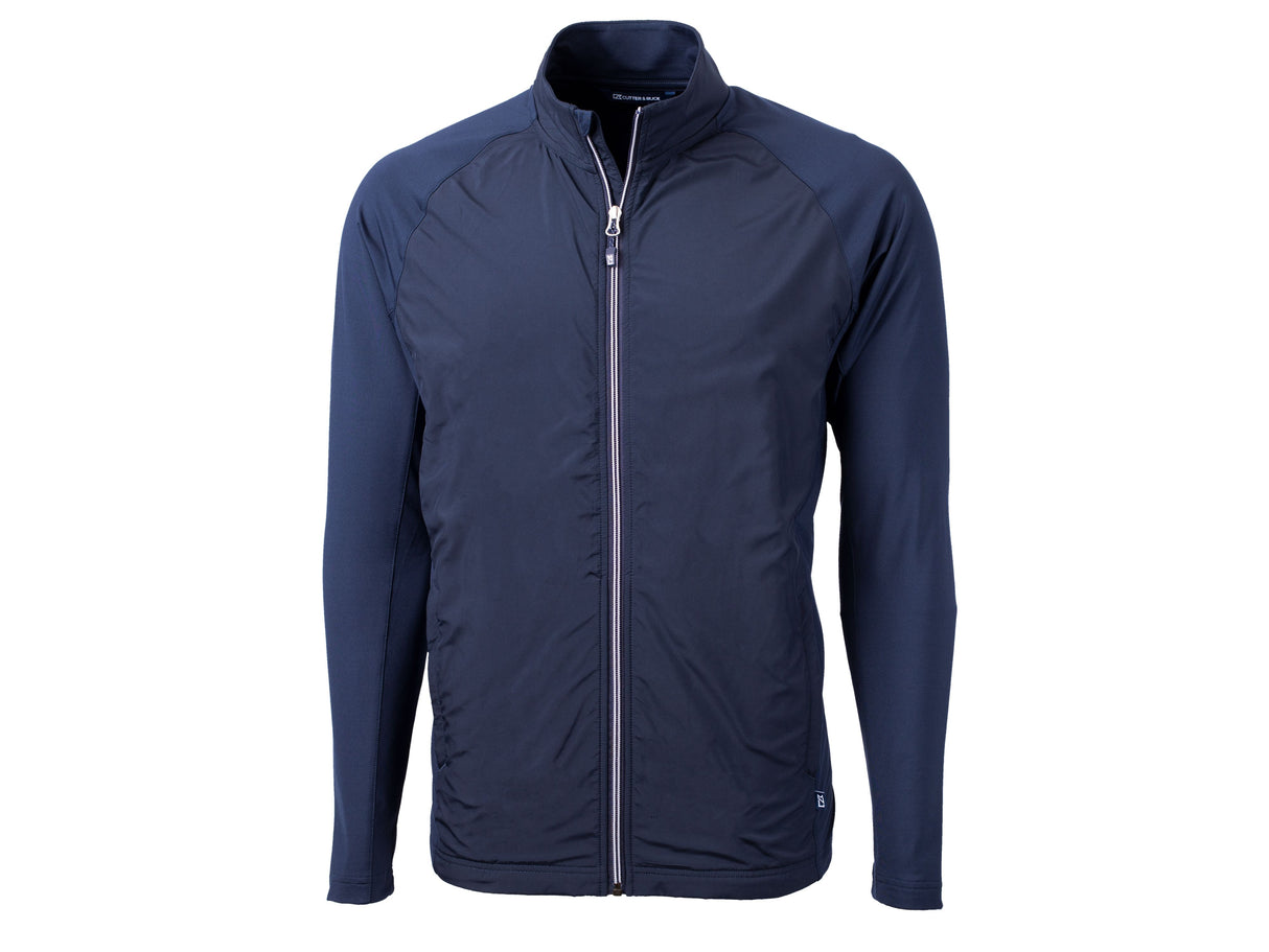 Cutter & Buck Adapt Eco Knit Hybrid Recycled Men's Full Zip Jacket Mens Apparel Jackets & Vests