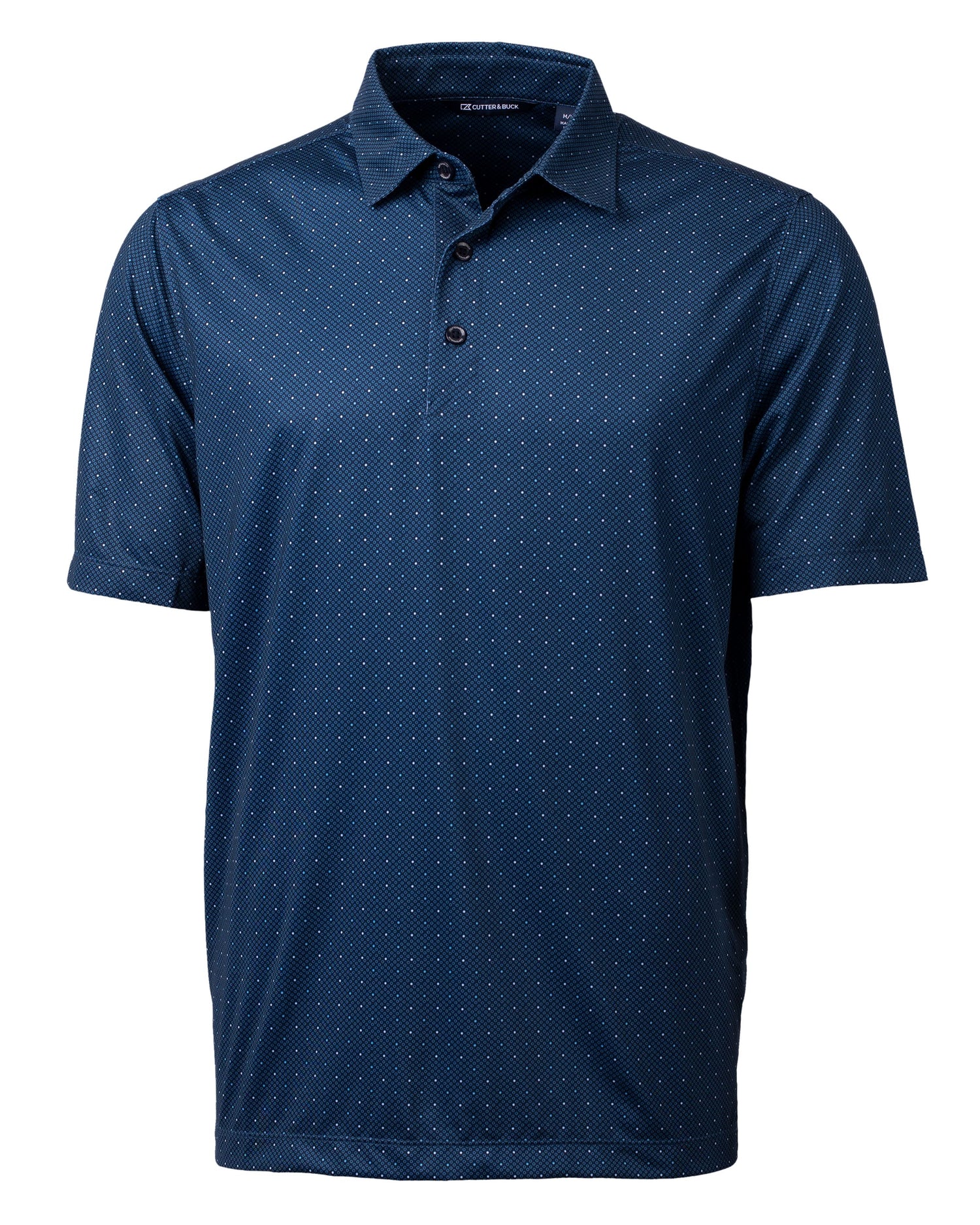 Cutter & Buck Pike Double Dot Print Stretch Mens Polo Mens Apparel Shirts & Tops