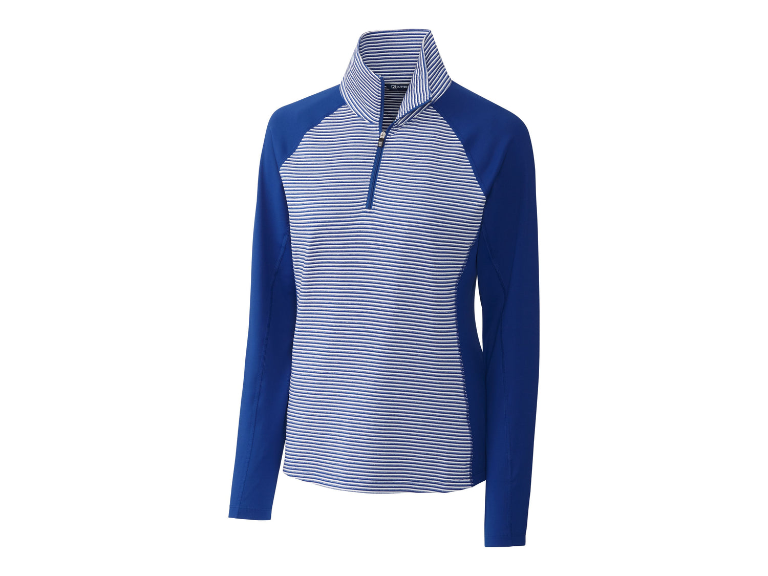 Cutter & Buck Forge Tonal Stripe Stretch Half Zip Womens Top Cutter & Buck