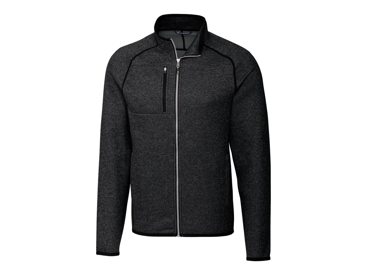 Cutter & Buck Mainsail Sweater-Knit Mens Full Zip Jacket Mens Apparel Jackets & Vests