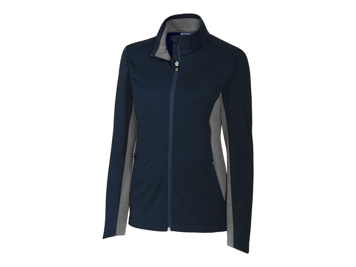 Cutter & Buck Navigate Softshell Womens Full Zip Jacket Womens Apparel Jackets & Vests