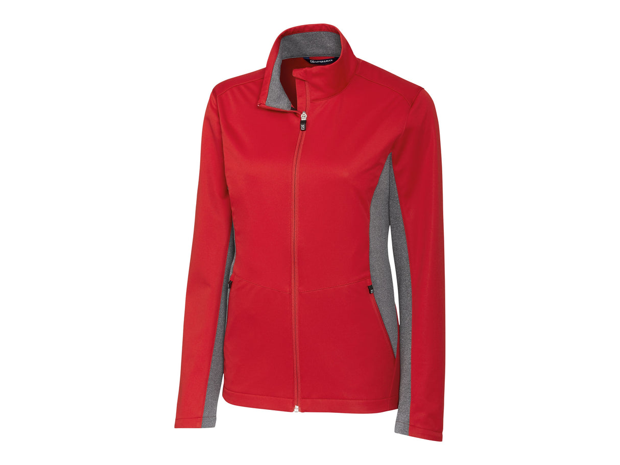 Cutter & Buck Navigate Softshell Womens Full Zip Jacket Womens Apparel Jackets & Vests