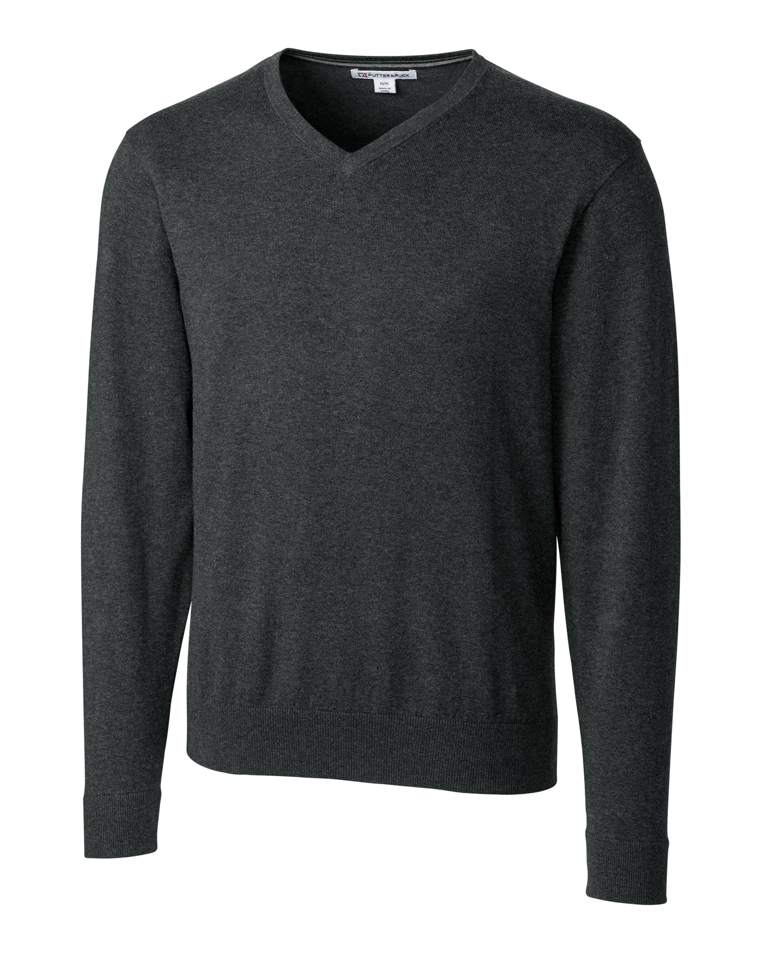 Cutter & Buck Lakemont Tri-Blend Mens Big and Tall V-Neck Pullover Sweater Mens Apparel Sweatshirts & Fleece