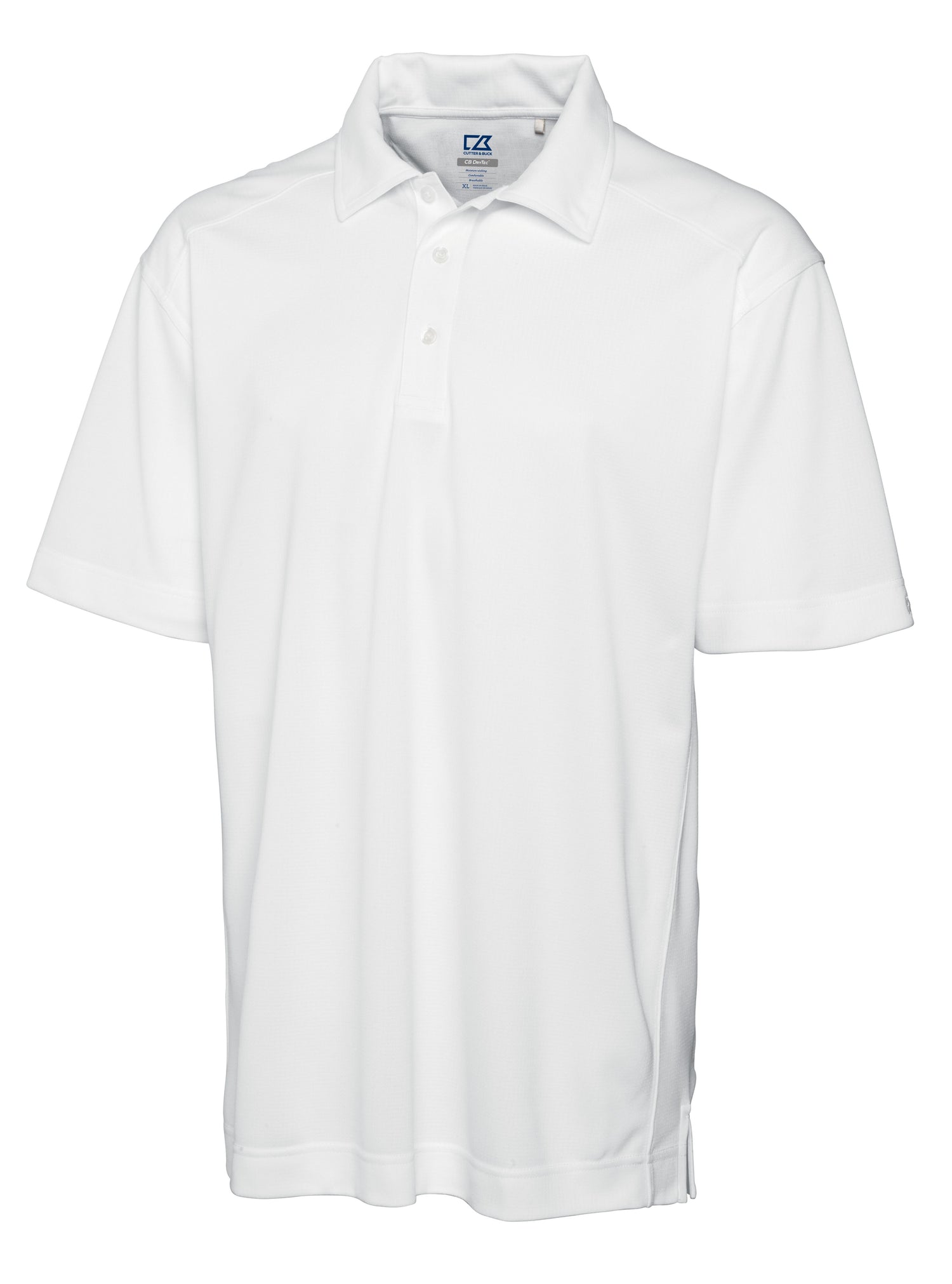 Cutter & Buck CB Drytec Genre Textured Solid Mens Polo Cutter & Buck