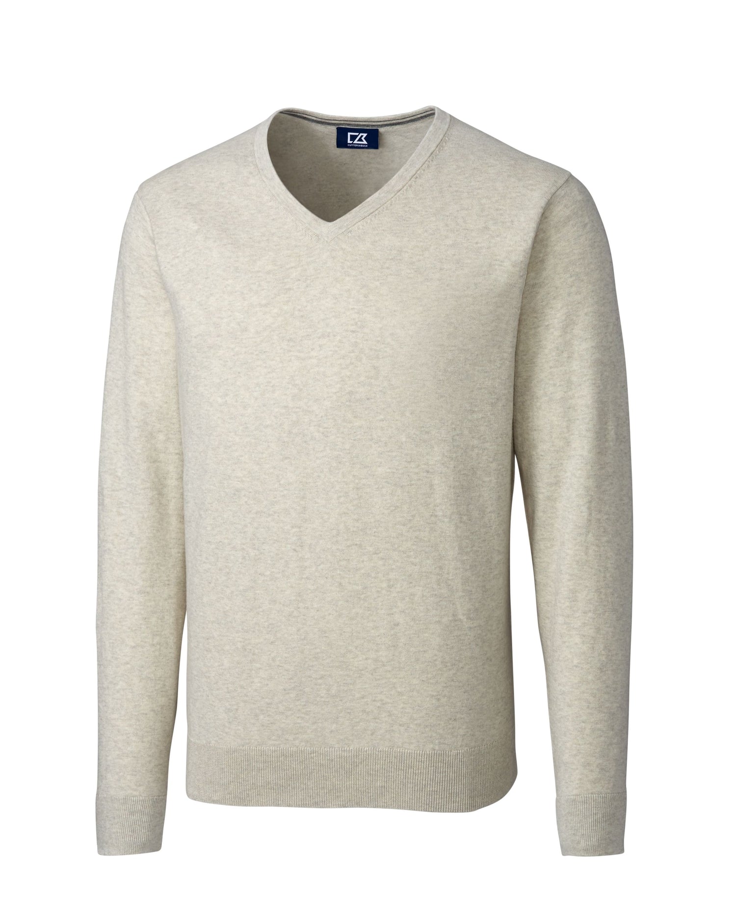 Cutter & Buck Lakemont Tri-Blend Mens V-Neck Pullover Sweater Mens Apparel Sweatshirts & Fleece