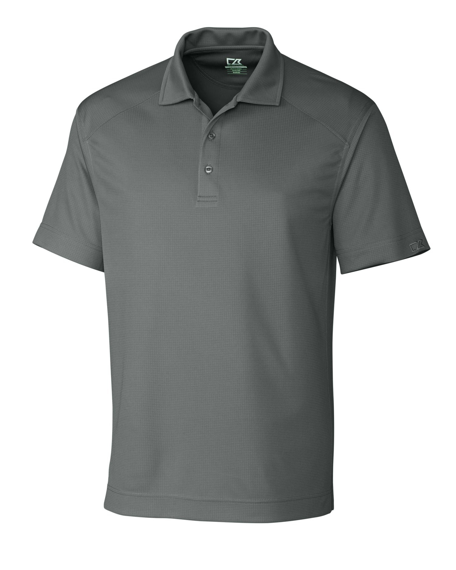 Cutter & Buck CB Drytec Genre Textured Solid Mens Polo Cutter & Buck