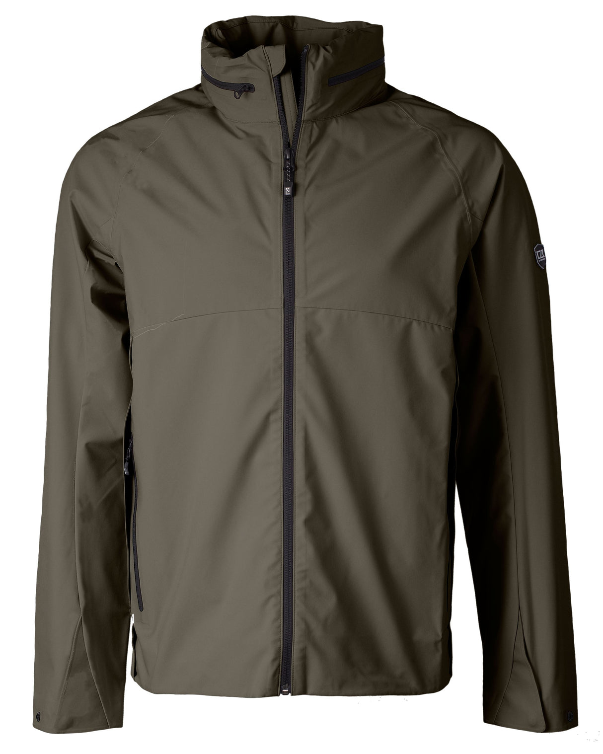Cutter & Buck Vapor Water Repellent Stretch Mens Full Zip Rain Jacket Mens Apparel Jackets & Vests