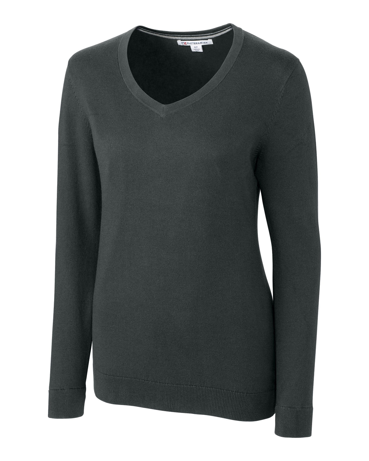 Cutter & Buck Lakemont Tri-Blend Womens V-Neck Pullover Sweater Womens Apparel Sweatshirts & Fleece