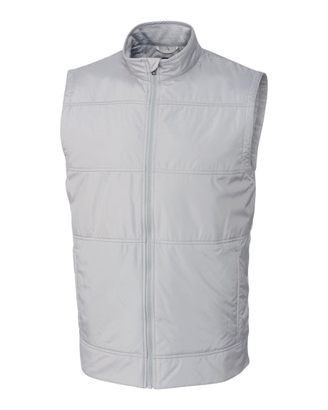 Cutter & Buck Stealth Hybrid Quilted Mens Windbreaker Vest Mens Apparel Jackets & Vests
