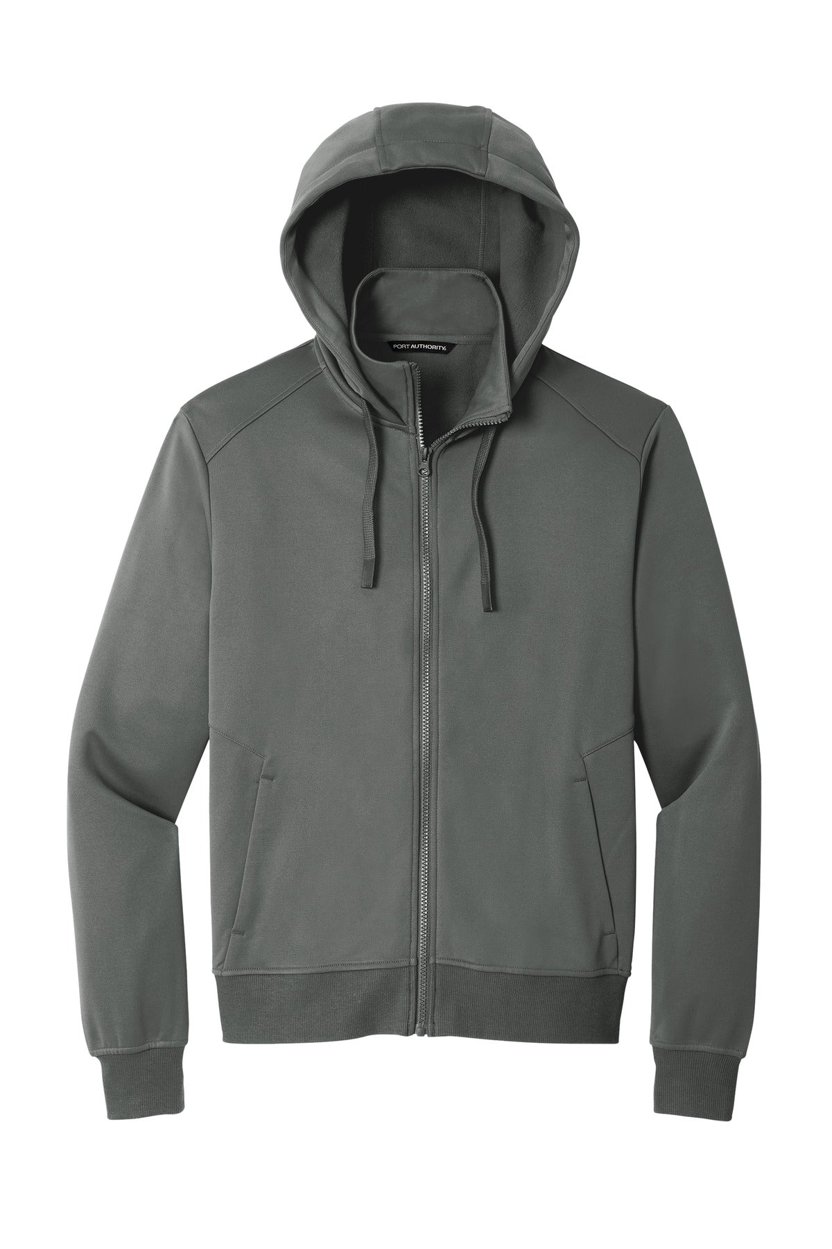 Port Authority Men's Smooth Fleece Hooded Jacket Mens Apparel Sweatshirts & Fleece