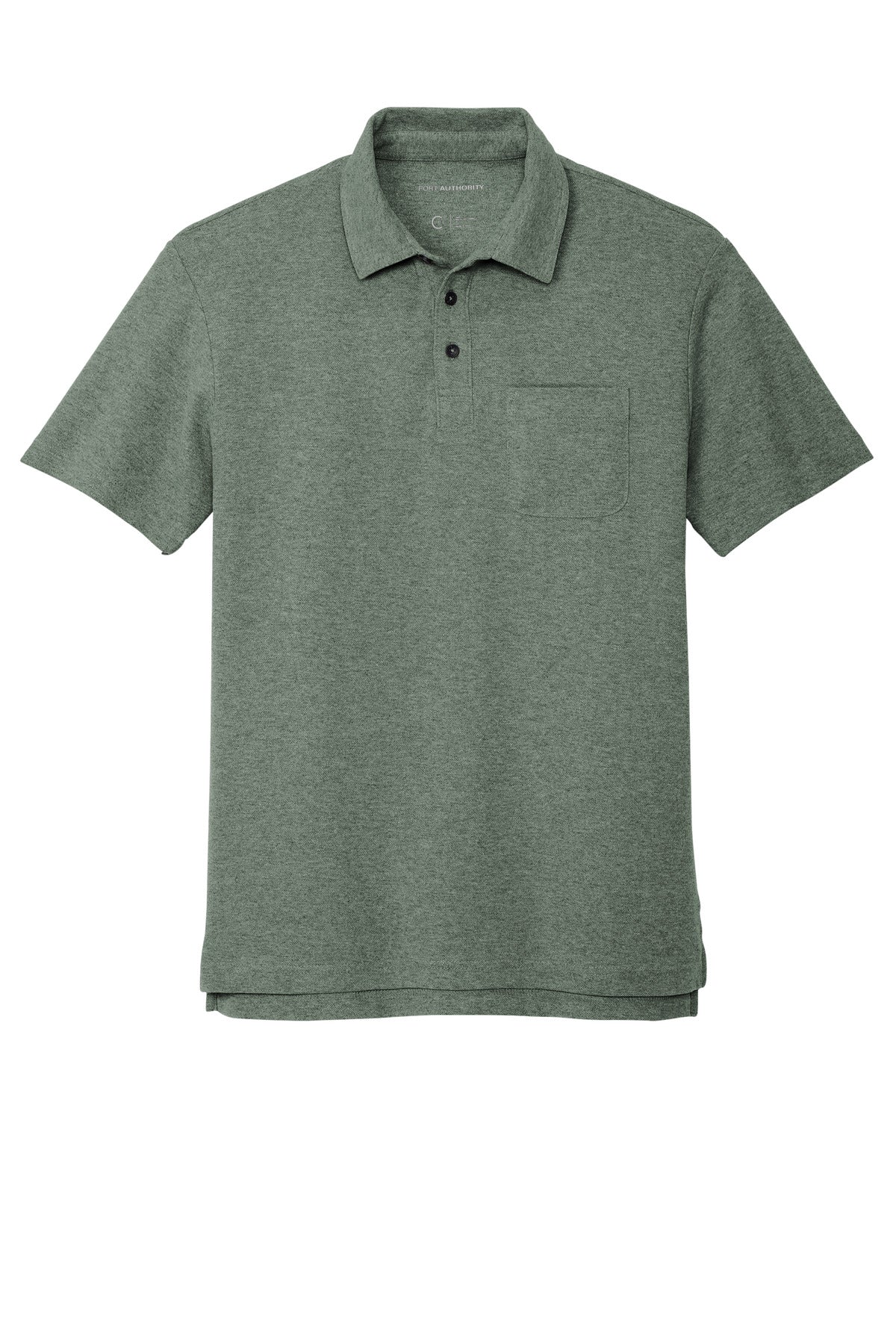 Port Authority Men's C-Free Cotton Blend Pique Pocket Polo Mens Apparel Shirts & Tops