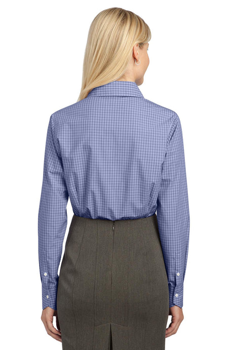 Port Authority Ladies Plaid Pattern Easy Care Shirt. L639 Womens Apparel Shirts & Tops