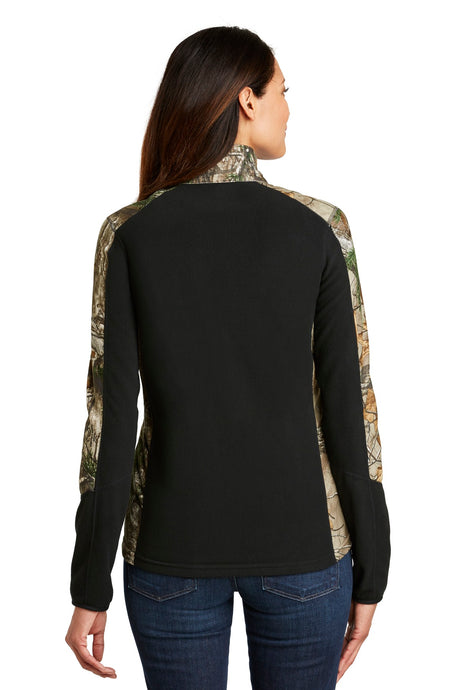 Port Authority Ladies Camouflage Microfleece Full-Zip Jacket. L230C Womens Apparel Jackets & Vests