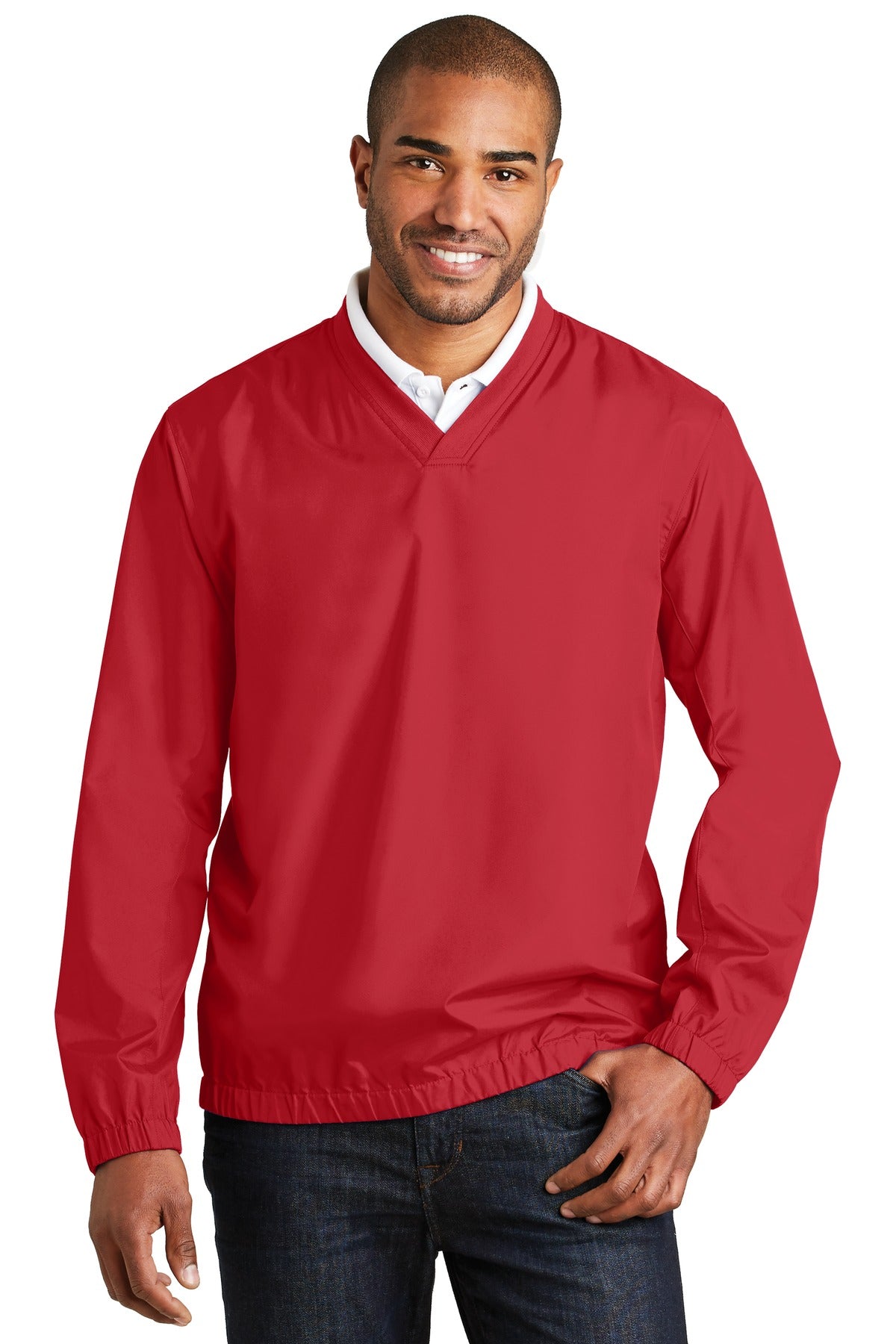 Port Authority Zephyr V-Neck Pullover. J342 Mens Apparel Sweatshirts & Fleece