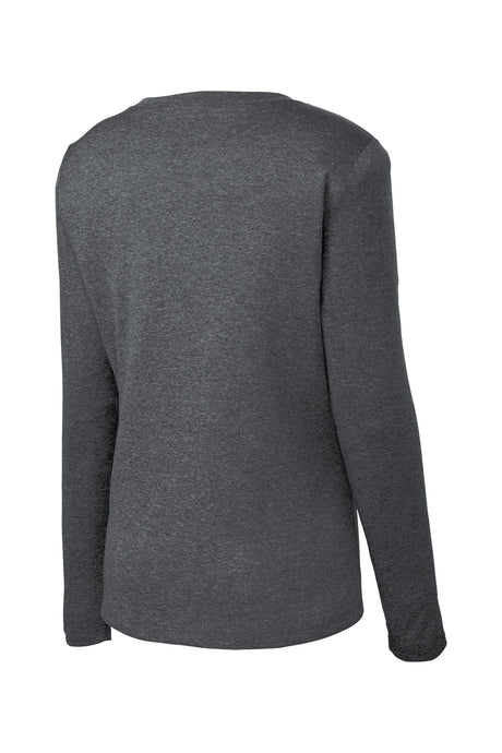 Sport-Tek Women's Long Sleeve Heather Contender V-Neck Tee LST360LS Womens Apparel Shirts & Tops