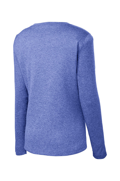Sport-Tek Women's Long Sleeve Heather Contender V-Neck Tee LST360LS Womens Apparel Shirts & Tops