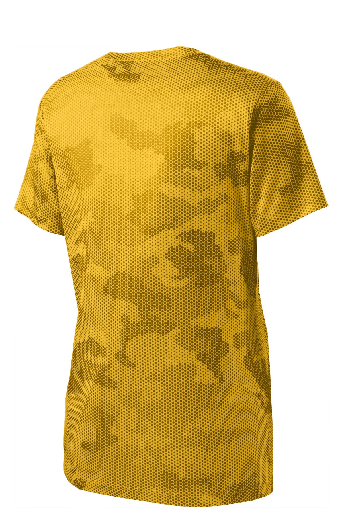 Sport-Tek Women's Camo Hex V-Neck Tee LST370