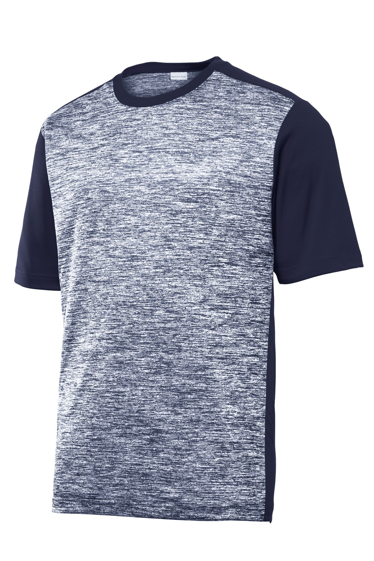 Sport-Tek Men's PosiCharge Electric Heather Colorblock Tee ST395 Mens Apparel Shirts & Tops