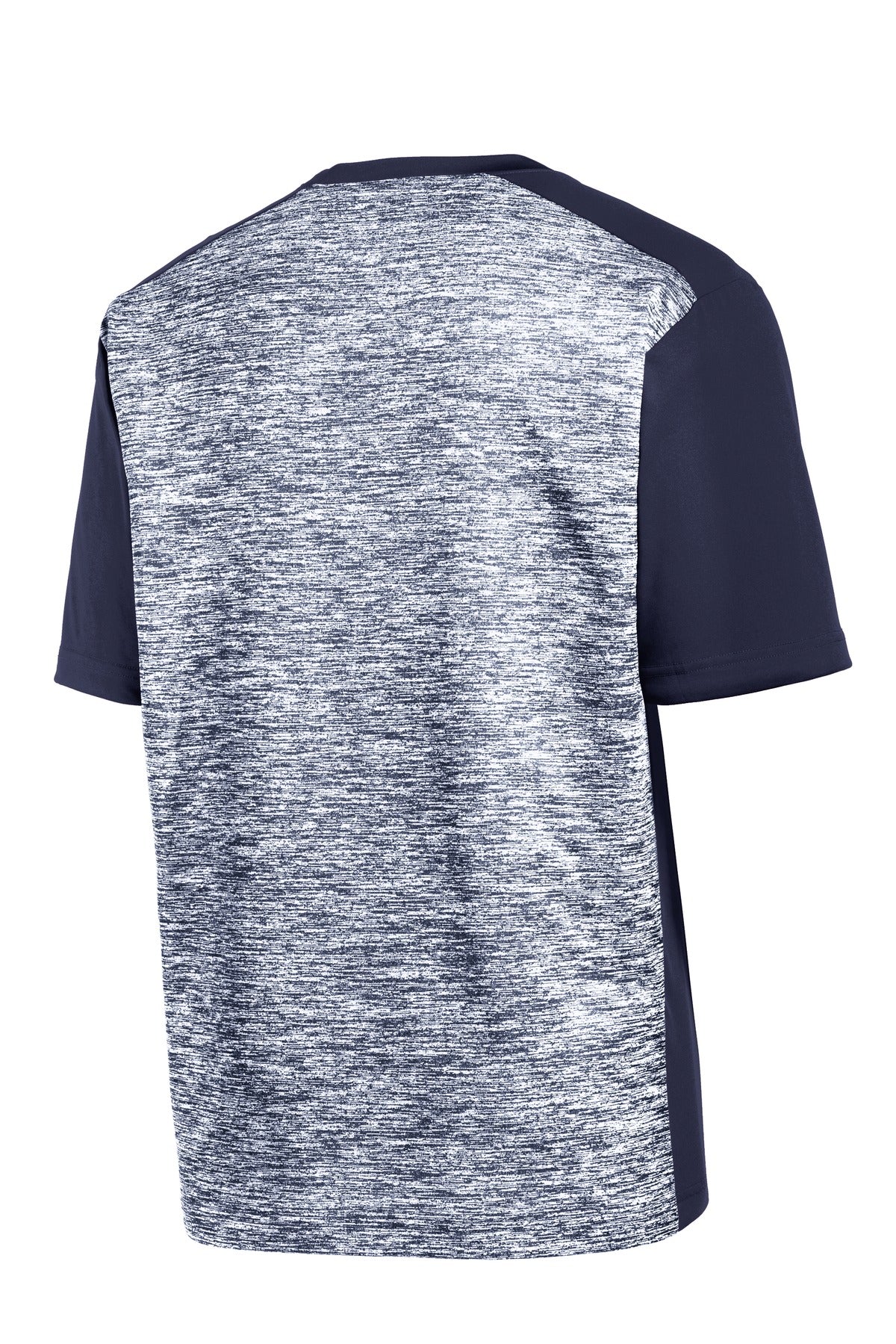 Sport-Tek Men's PosiCharge Electric Heather Colorblock Tee ST395 Mens Apparel Shirts & Tops