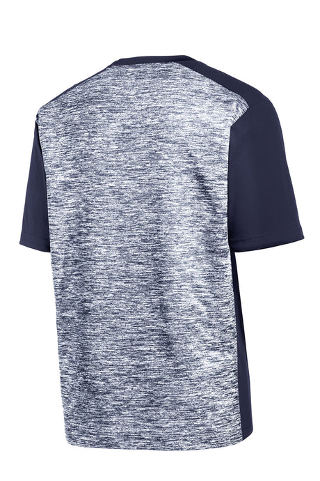 Sport-Tek Men's PosiCharge Electric Heather Colorblock Tee ST395 Mens Apparel Shirts & Tops