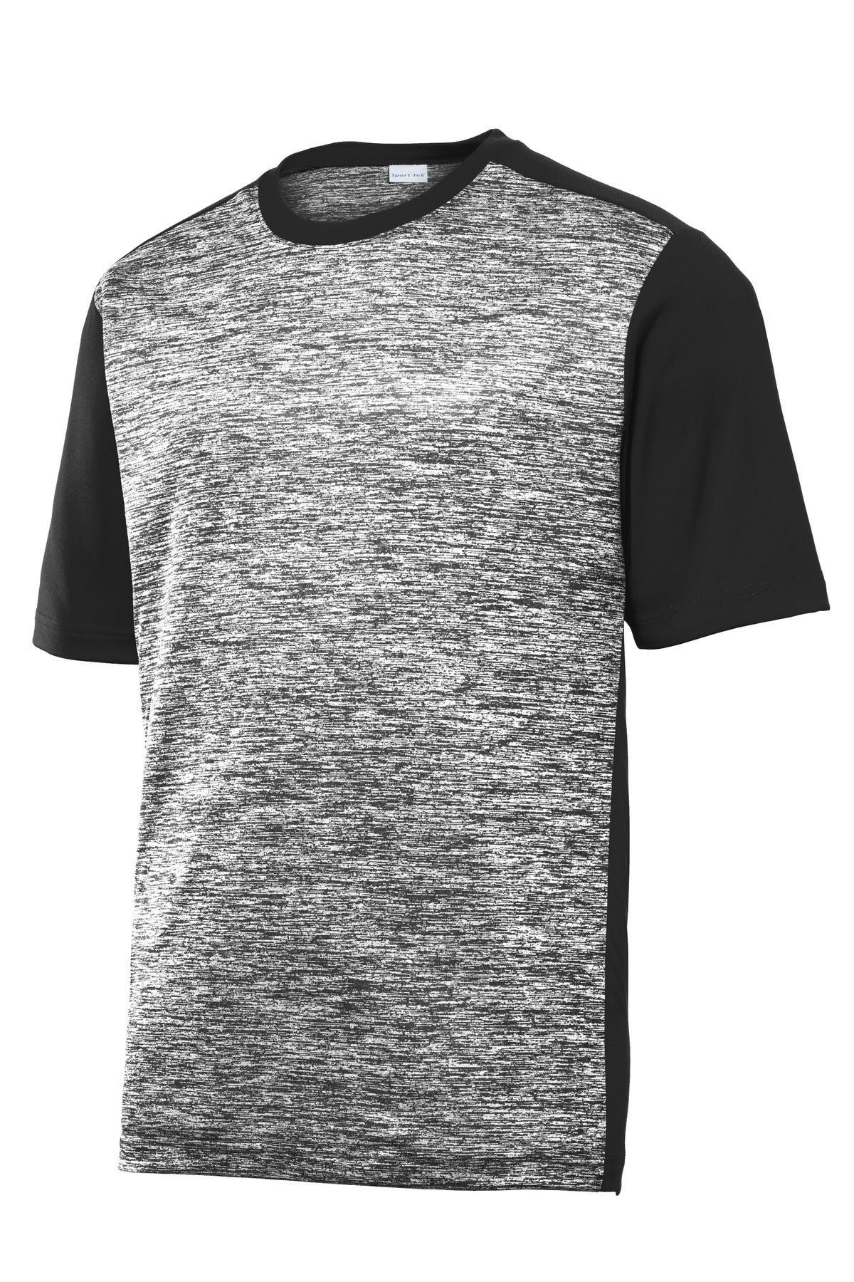 Sport-Tek Men's PosiCharge Electric Heather Colorblock Tee ST395 Mens Apparel Shirts & Tops