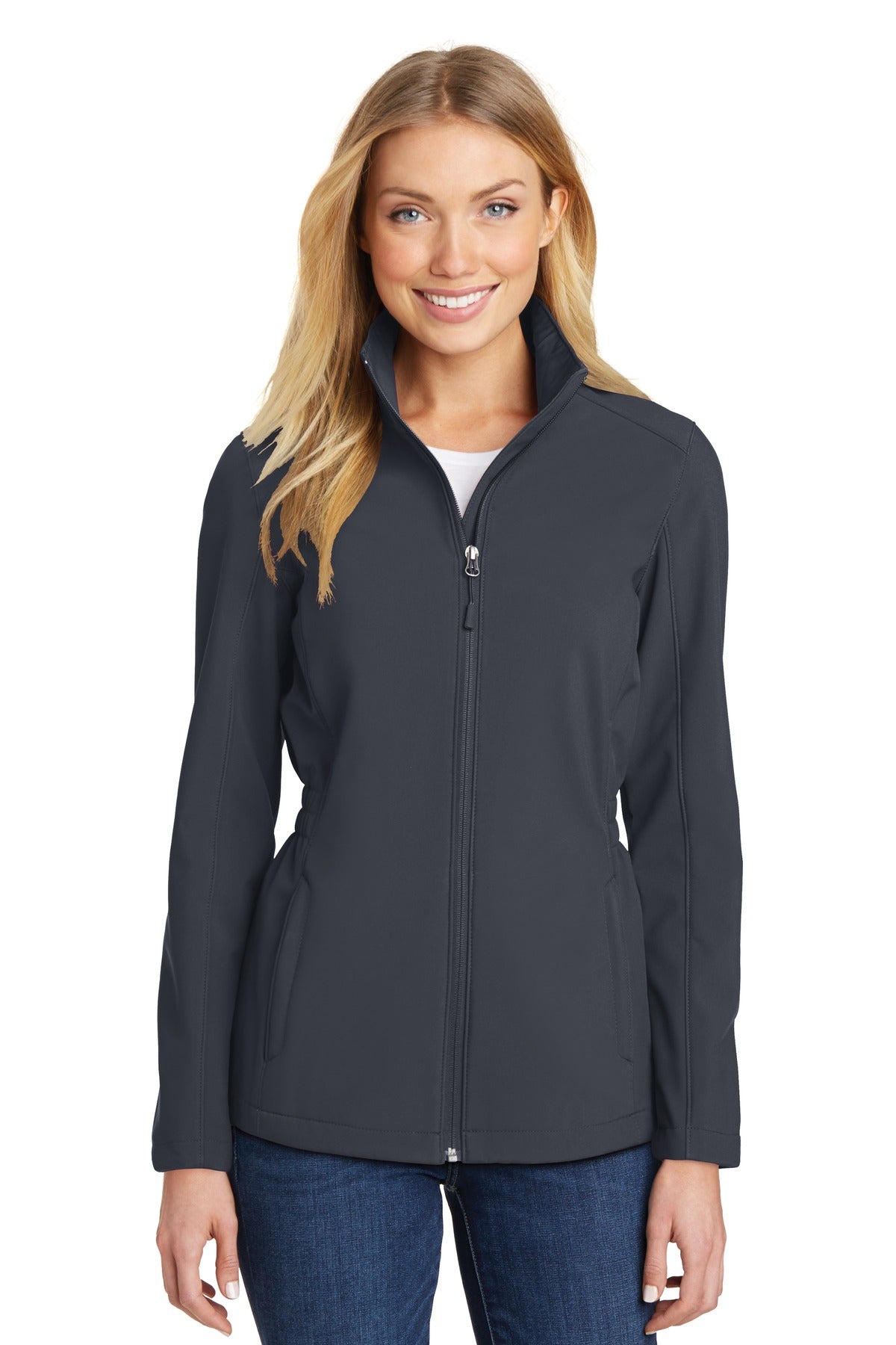 Port Authority Ladies Cinch-Waist Soft Shell Jacket. L334 Womens Apparel Jackets & Vests
