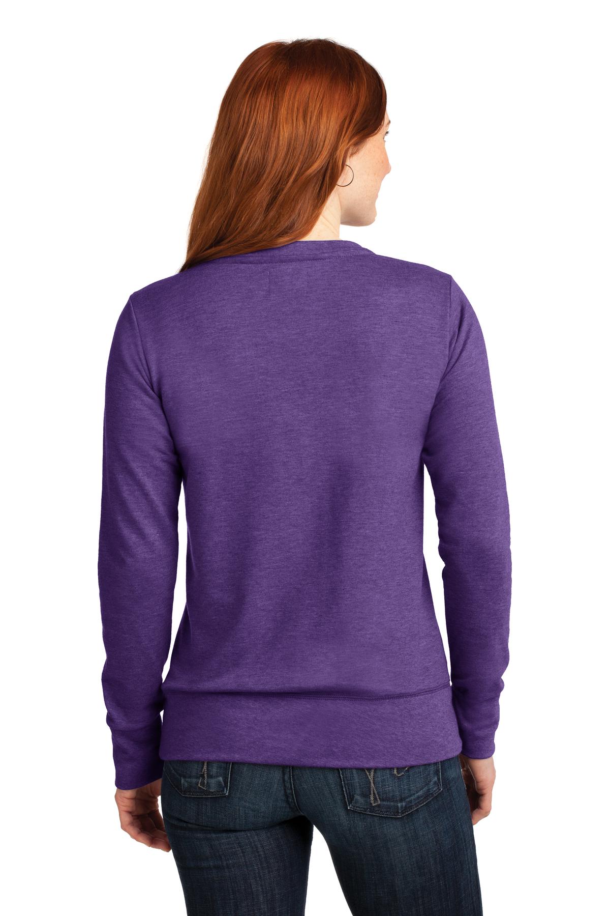 Anvil Ladies French Terry Crewneck Sweatshirt. 72000L Womens Apparel Sweatshirts & Fleece