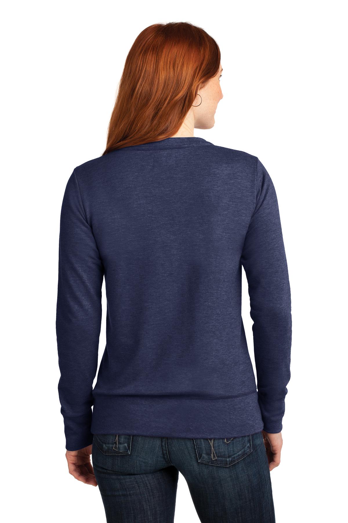 Anvil Ladies French Terry Crewneck Sweatshirt. 72000L Womens Apparel Sweatshirts & Fleece