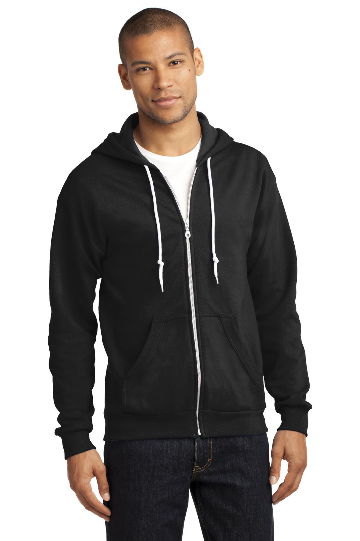 Anvil Full-Zip Hooded Sweatshirt. 71600 Mens Apparel Sweatshirts & Fleece