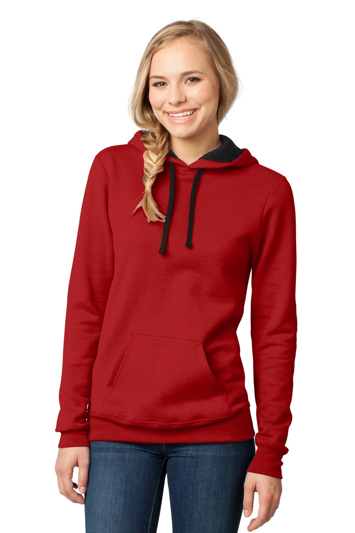 District - Juniors The Concert Fleece Hoodie. DT811 Womens Apparel Sweatshirts & Fleece