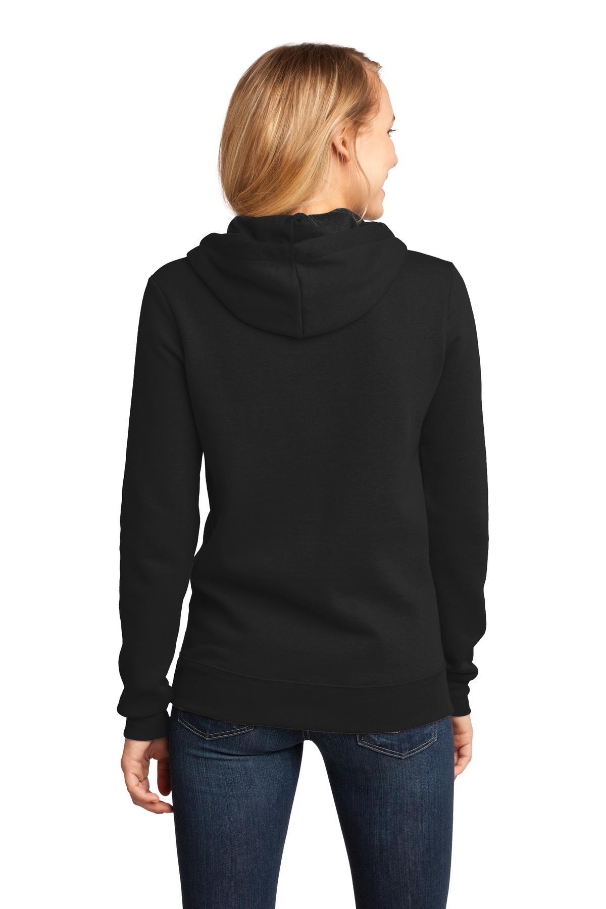 District - Juniors The Concert Fleece Hoodie. DT811 Womens Apparel Sweatshirts & Fleece
