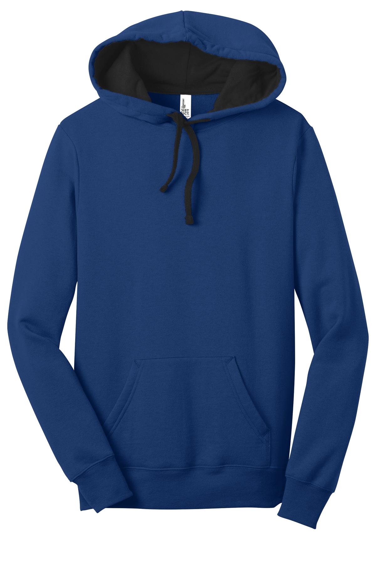 District - Juniors The Concert Fleece Hoodie. DT811 Womens Apparel Sweatshirts & Fleece