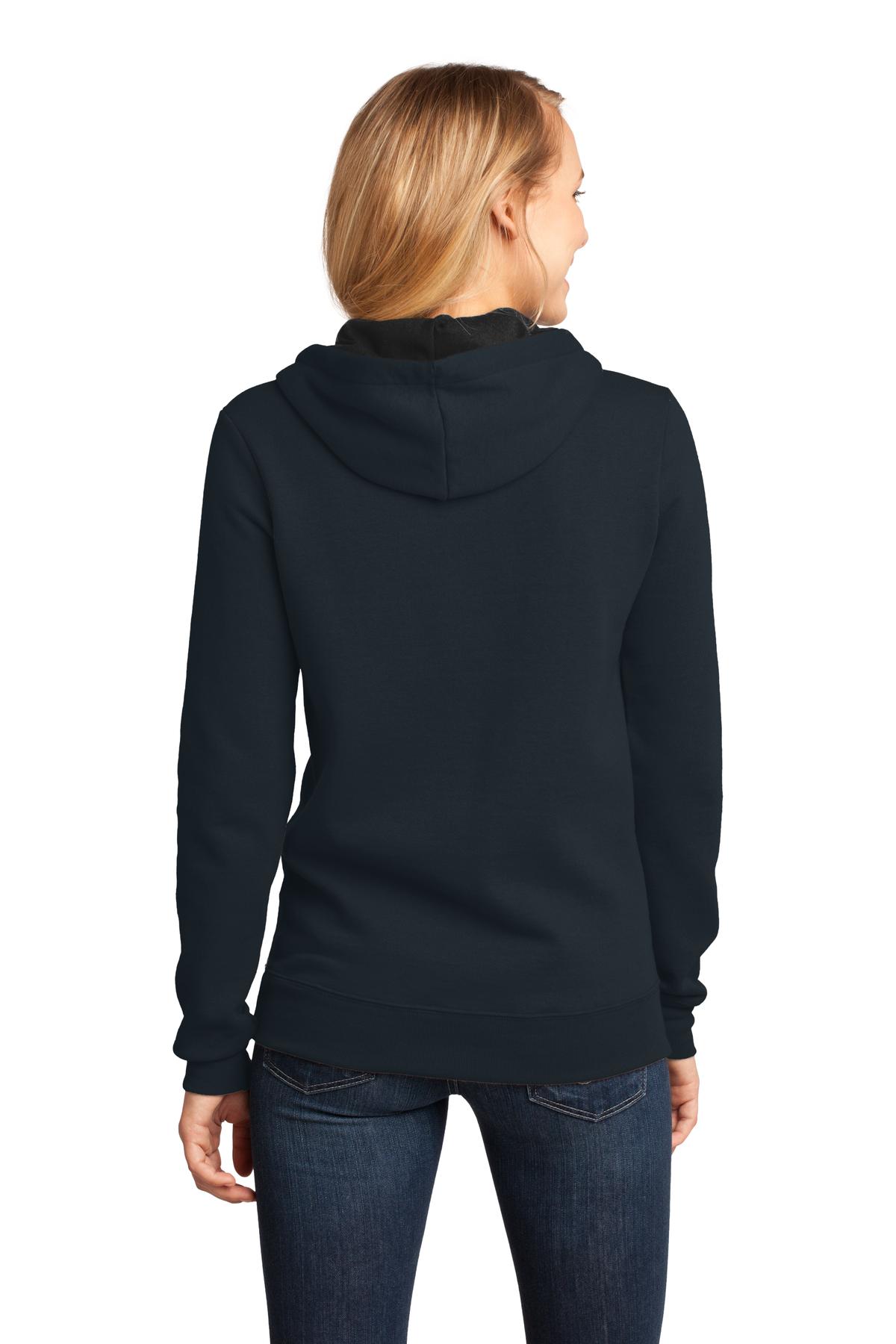 District - Juniors The Concert Fleece Hoodie. DT811 Womens Apparel Sweatshirts & Fleece