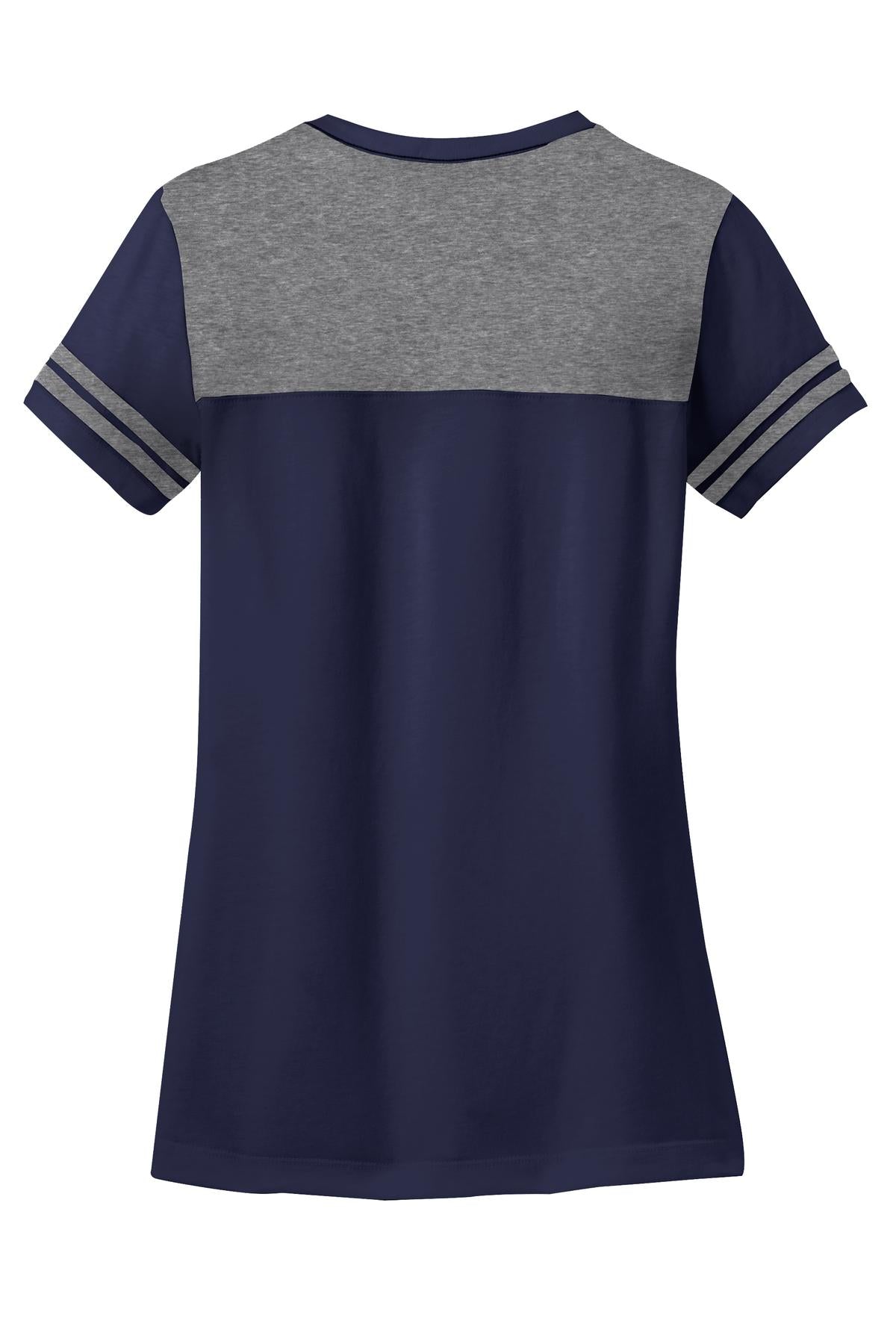 District Juniors Varsity V-Neck Tee. DT264 Womens Apparel Shirts & Tops