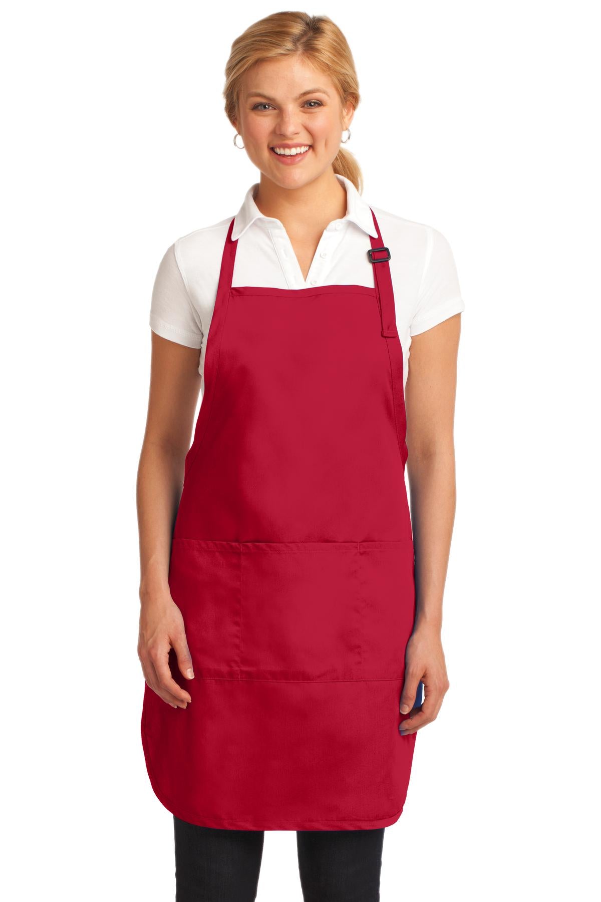 Port Authority Easy Care Full-Length Apron with Stain Release Unisex Accessories Aprons