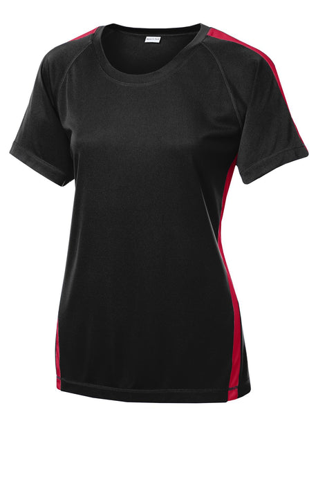 Sport-Tek Women's Colorblock PosiCharge Competitor Tee LST351 Womens Apparel Shirts & Tops