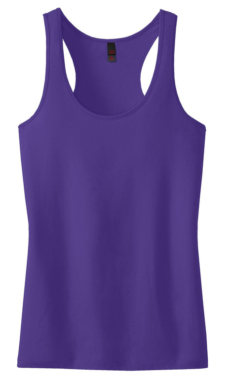 District - Juniors 60/40 Racerback Tank. DT237 Womens Apparel Shirts & Tops