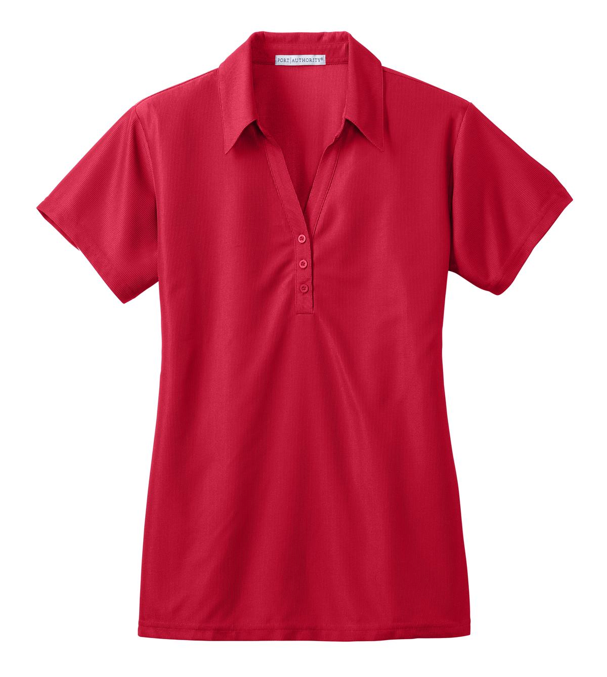 Port Authority Ladies Vertical Pique Polo. L512