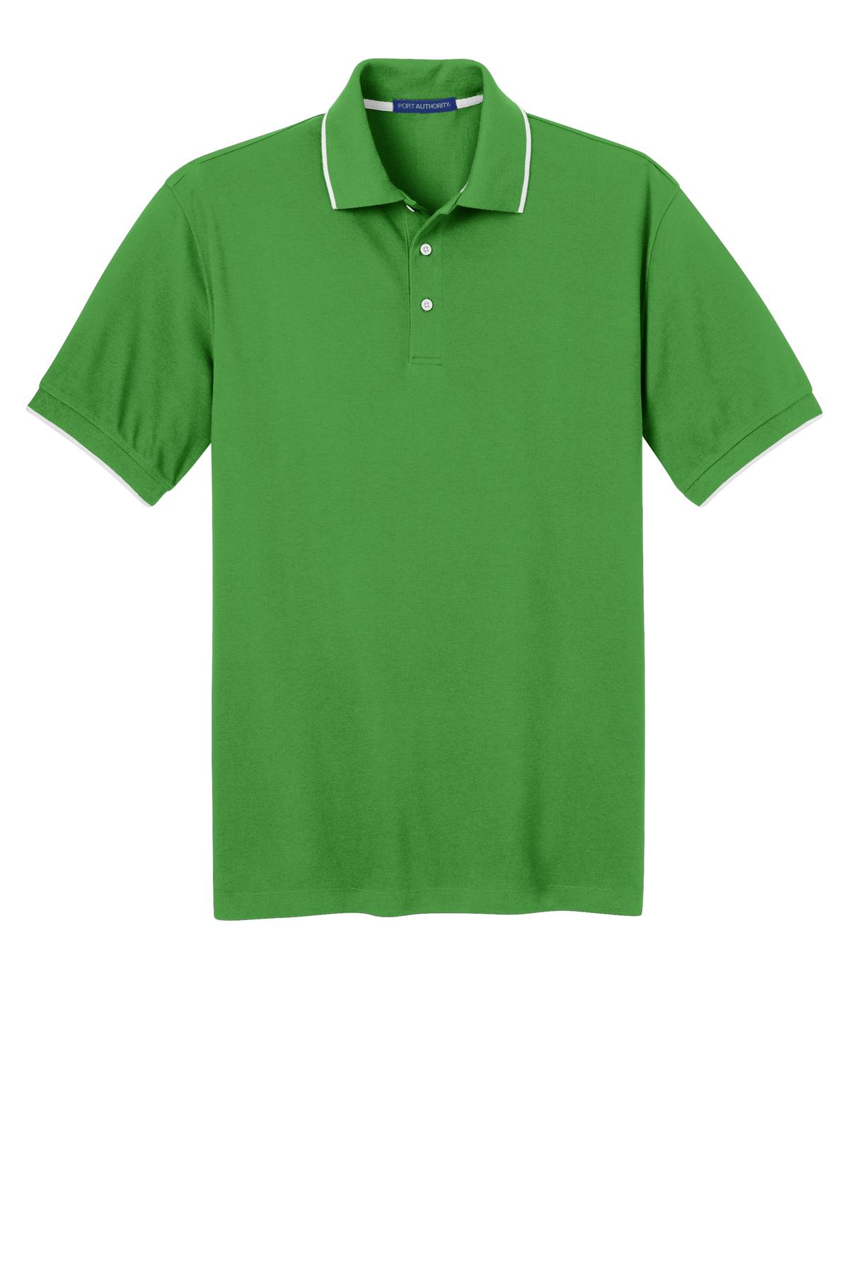 Port Authority Rapid Dry Tipped Polo. K454