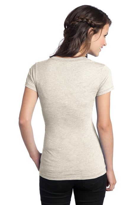 District Juniors Tri-Blend V-Neck Tee. DT242V Womens Apparel Shirts & Tops