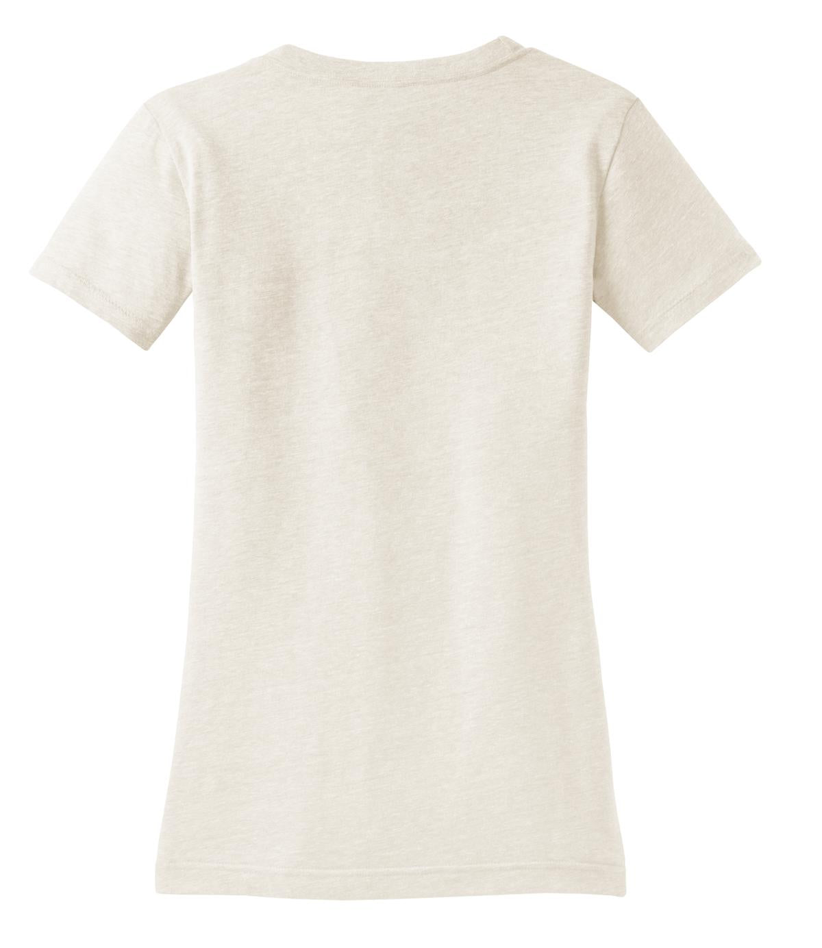 District Juniors Tri-Blend V-Neck Tee. DT242V Womens Apparel Shirts & Tops
