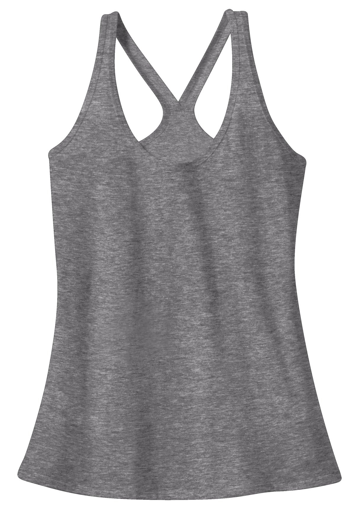 District - Juniors Tri-Blend T-Back Tank DT250 Womens Apparel Shirts & Tops