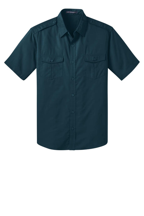 Port Authority Stain-Release Short Sleeve Twill Shirt. S648 Mens Apparel Shirts & Tops