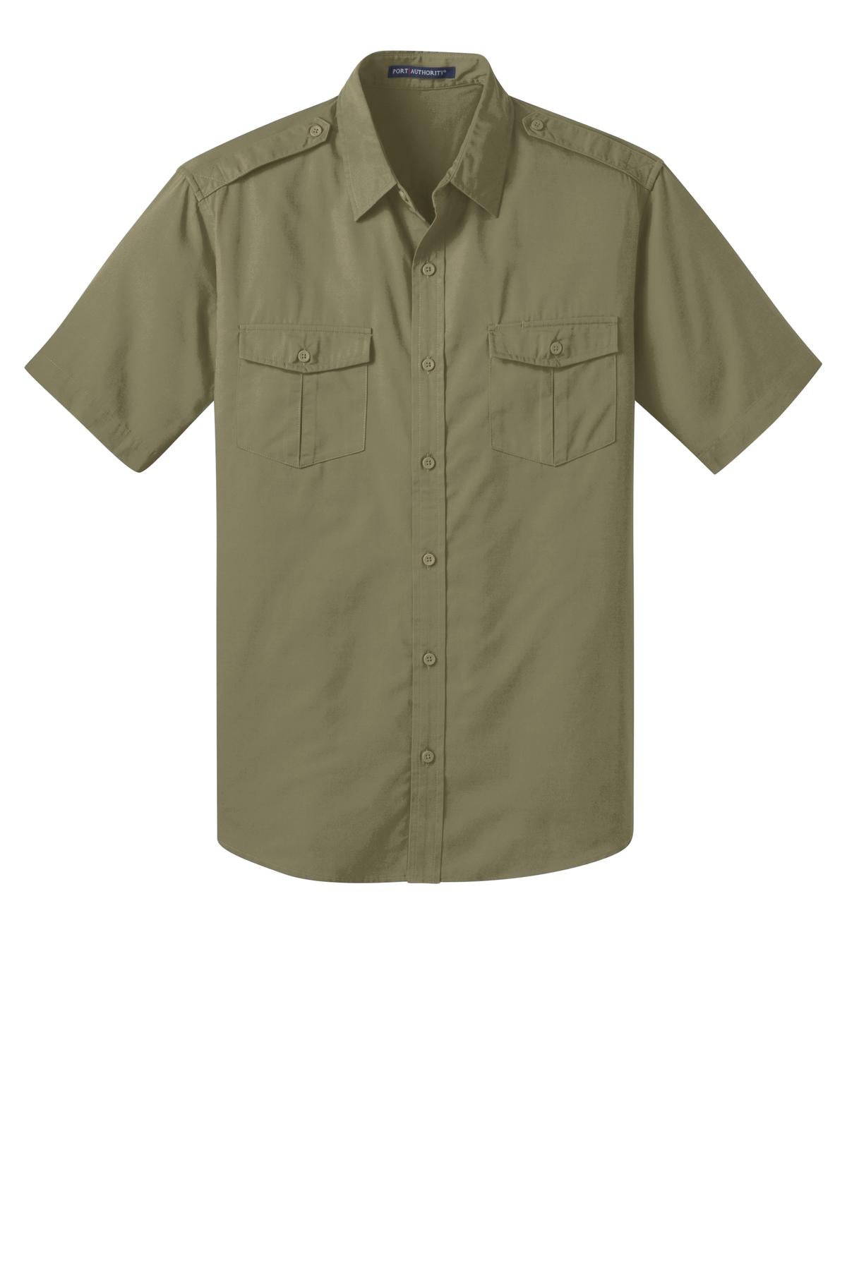 Port Authority Stain-Release Short Sleeve Twill Shirt. S648 Mens Apparel Shirts & Tops