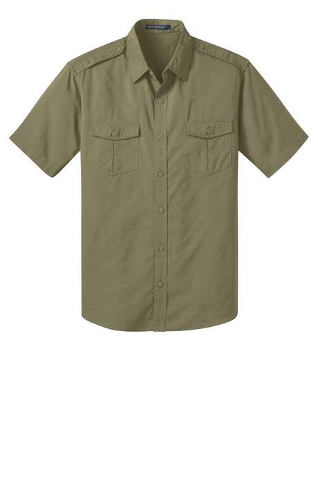 Port Authority Stain-Release Short Sleeve Twill Shirt. S648 Mens Apparel Shirts & Tops