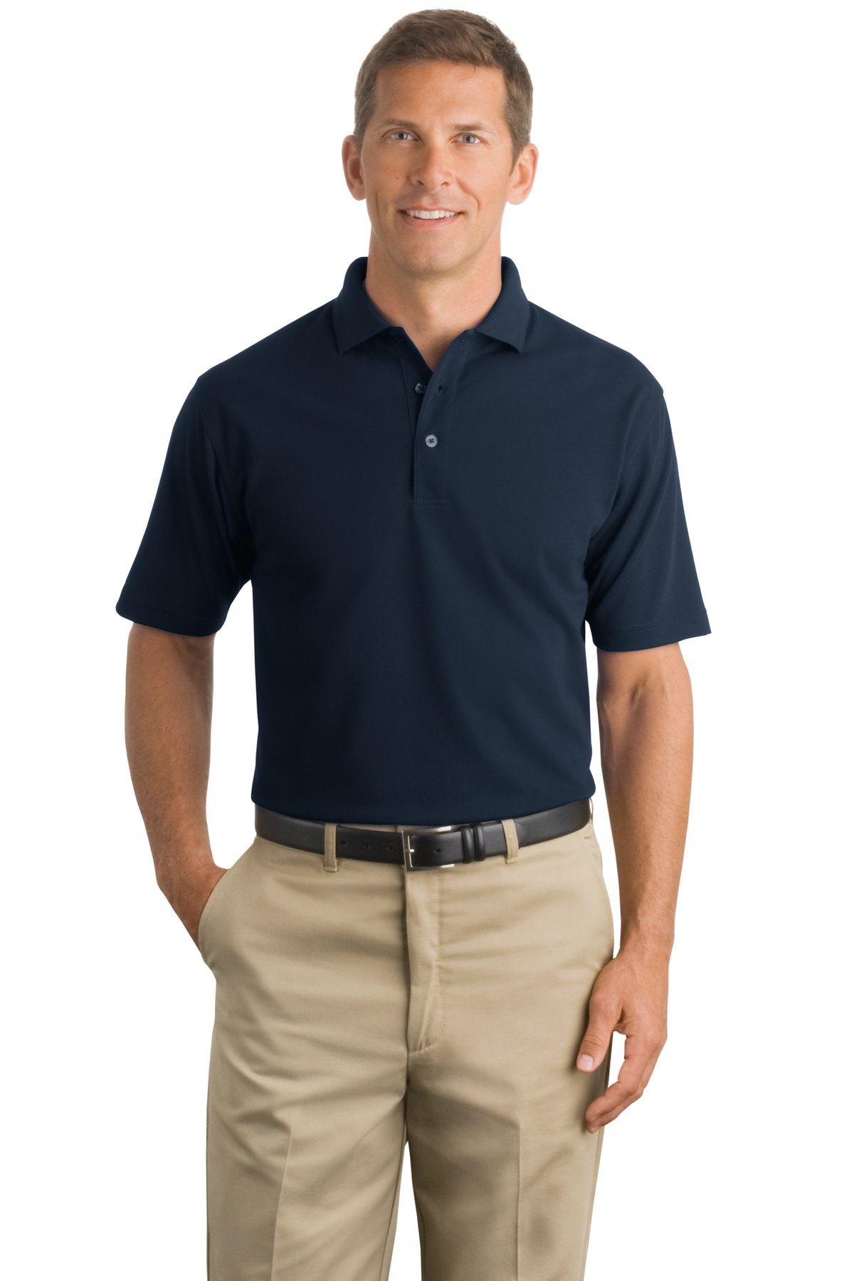 CornerStone Men's Industrial Pique Polo. CS402 Mens Apparel Shirts & Tops