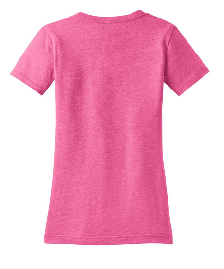 District Juniors Tri-Blend V-Neck Tee. DT242V Womens Apparel Shirts & Tops
